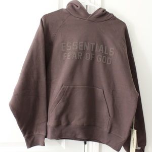 Essentials Fear of God Hoodie in Plum